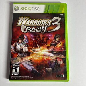 Warriors Orochi 3 (Microsoft Xbox 360, 2012) Complete/ Tested Video Game